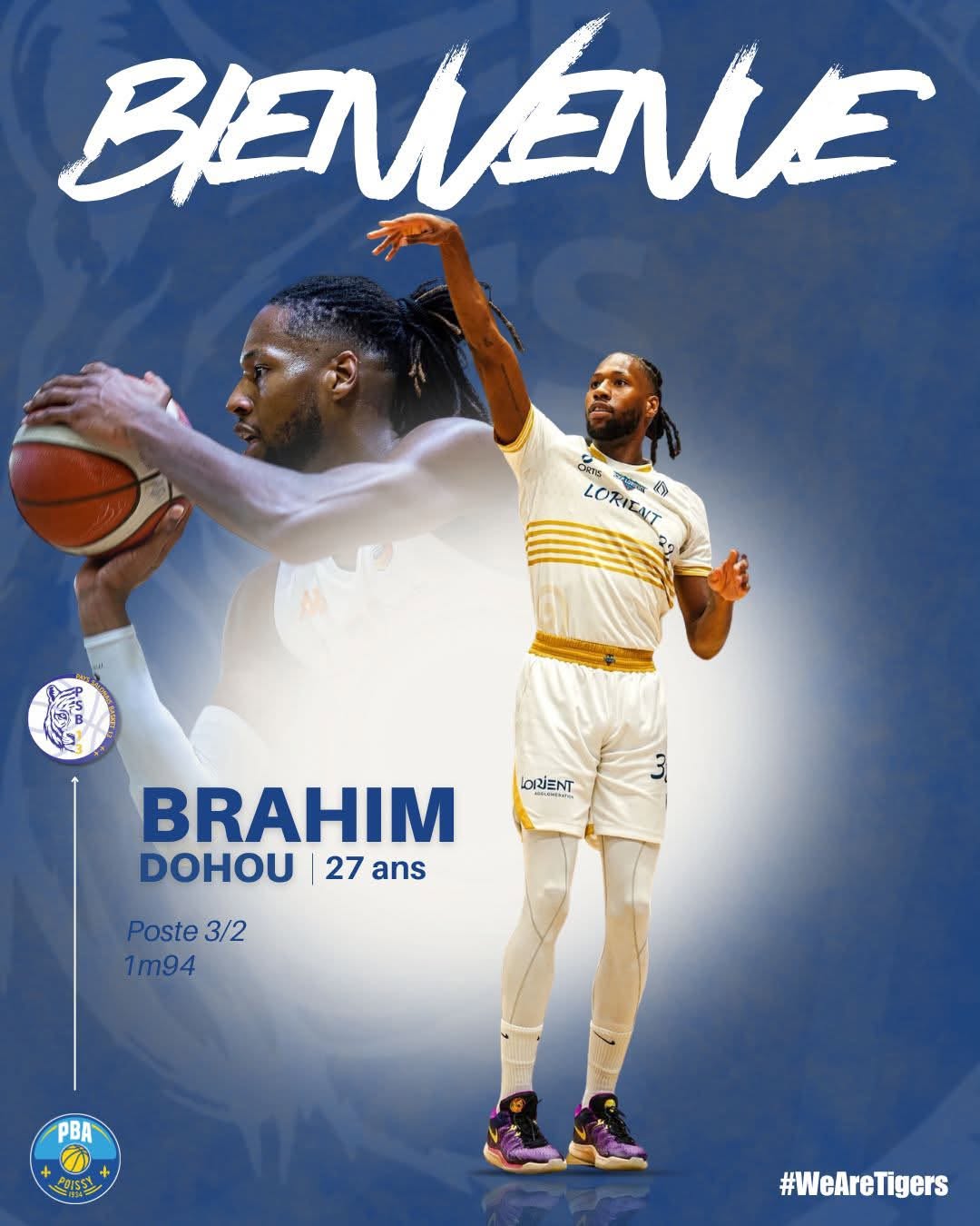 🚨 UN NOUVEAU TIGER REJOINT LE PSB13 ! 🚨