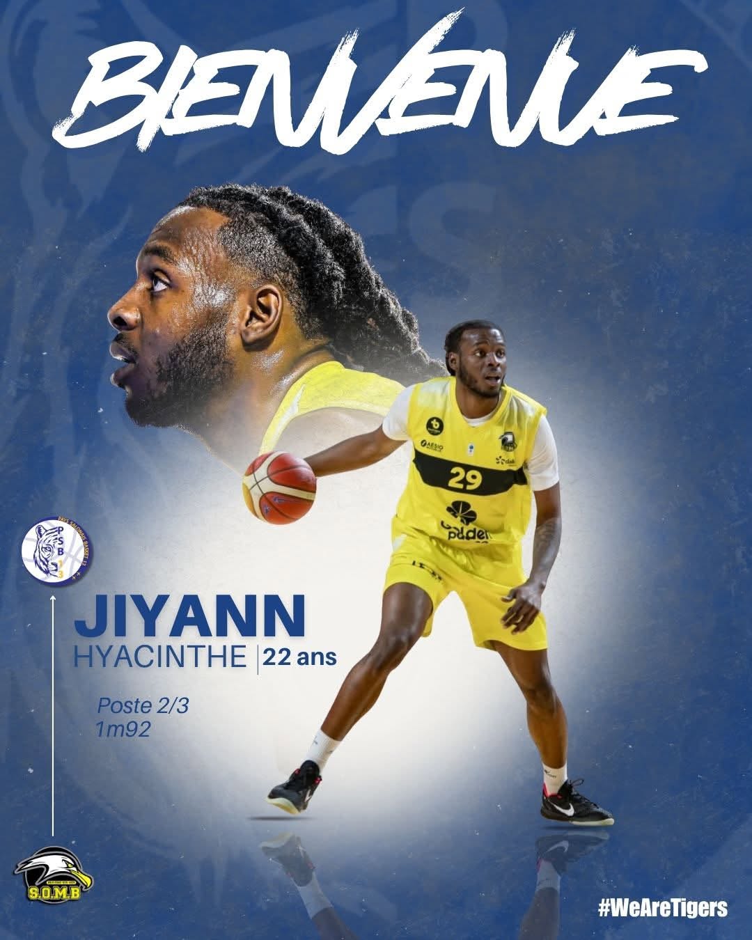 🚨 UN NOUVEAU TIGER REJOINT LE PSB13 ! 🚨